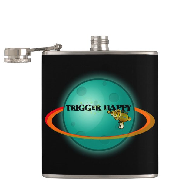 Trigger Happy Flask (Opened)