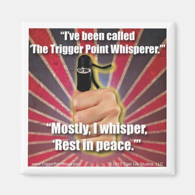 Trigger Point Ninja ® RIP, Trigger Points Magnet (Front)