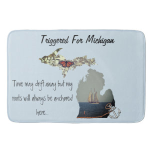 Triggered For Michigan Bath Mat