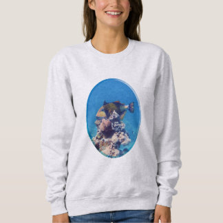 Triggerfish on Coral Top - Photographic Design |