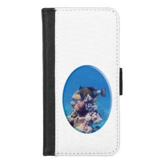 Triggerfish on Coral Top - Photographic Design | iPhone 8/7 Wallet Case