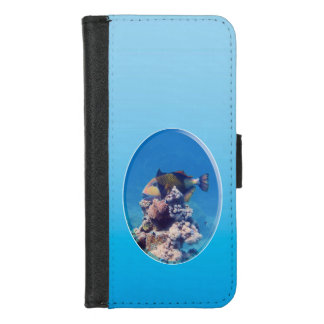 Triggerfish on Coral Top - Photographic Design | iPhone 8/7 Wallet Case