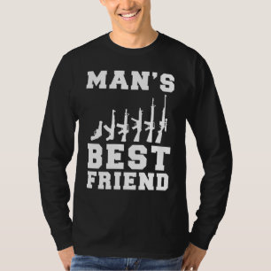 Triggering Chuckles: Gun - Mans Best Friend Tee fo