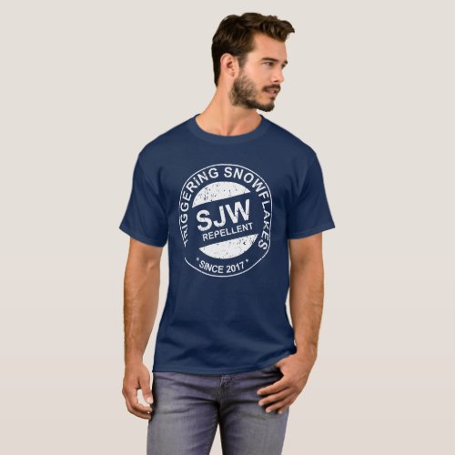 Triggering Snowflakes SJW Repellent Funny T_Shirt