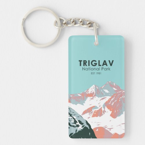 Triglav National Park Mount Triglav Slovenia Keychain