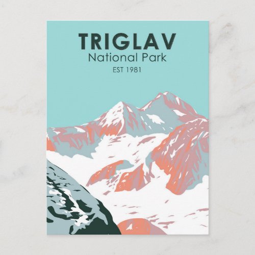 Triglav National Park Mount Triglav Slovenia Postcard