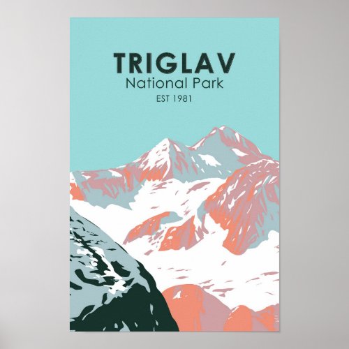 Triglav National Park Mount Triglav Slovenia Poster