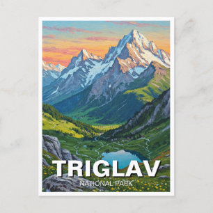 Triglav National Park Slovenia Travel Postcard