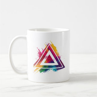 Trigon Designs Colorful Abstract Logo Coffee Mug