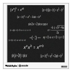 Trigonometry & Algebra Wall Sticker