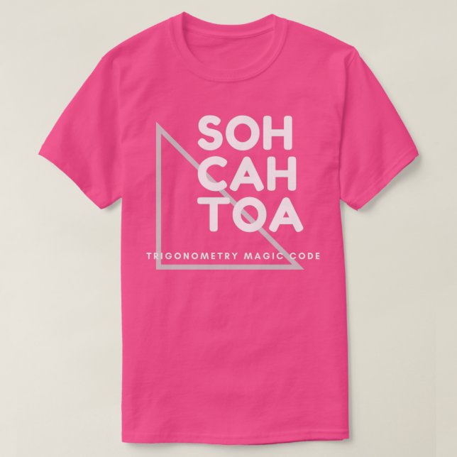 Trigonometry Magic Code T-Shirt (Design Front)