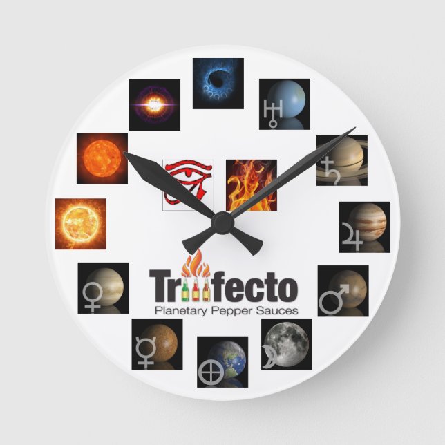 Triiifecto Wall Clock (Front)