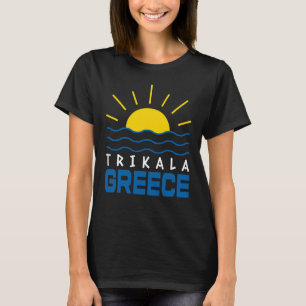 Trikala Greece Sunshine And Sea Waves Women's T-Shirt