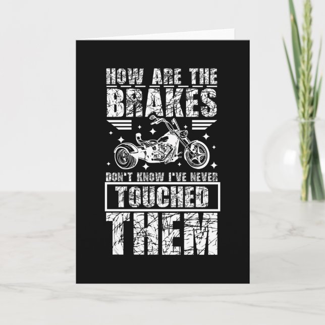 Trike Motorcycle Card (Front)