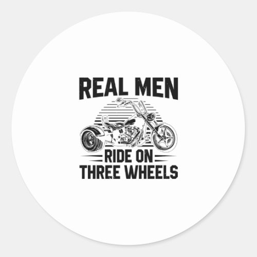 Trike Motorcycle  Trikes Triker Motorcycles Gifts Classic Round Sticker