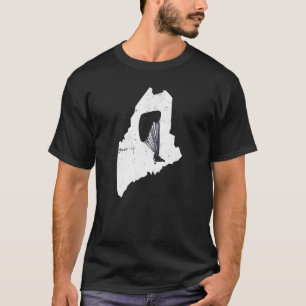 Trike Powered Parachute Ppg Ppc Pilot Maine Vintag T-Shirt
