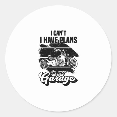 Trike Sayings  Motorcycle Triker Trikes Gifts Classic Round Sticker