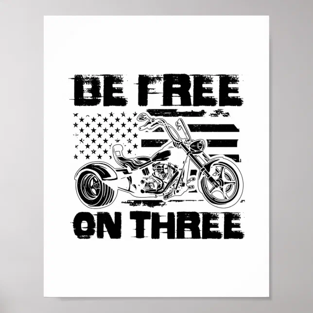 Triking Quote Trike Sayings | Triker Trikes Motorcycle Gifts Poster | Zazzle