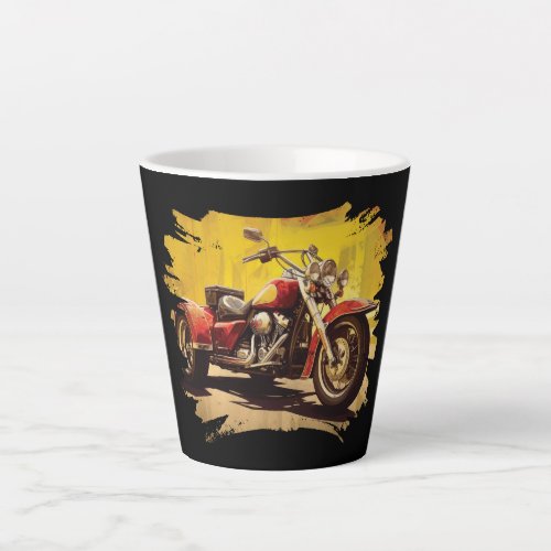 Triker illustration design latte mug