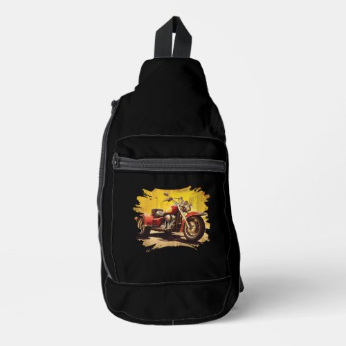 Triker illustration design sling bag