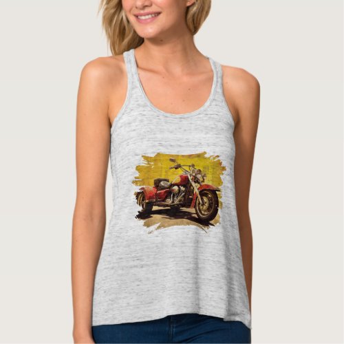 Triker illustration design tank top