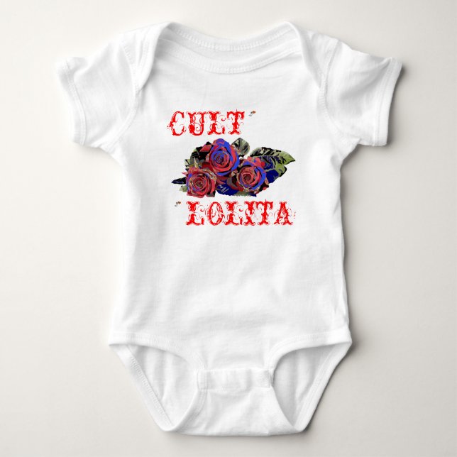 Trikey Rose Maiden BABY T Shirt, CULT, LOLITA Baby Bodysuit (Front)