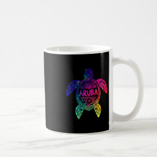 Tril Aru Tie Dye Sea Turtle Aru Beach Vacation  Coffee Mug