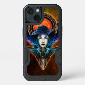 Trilia Red Nebula Portrait iPhone 13 Case