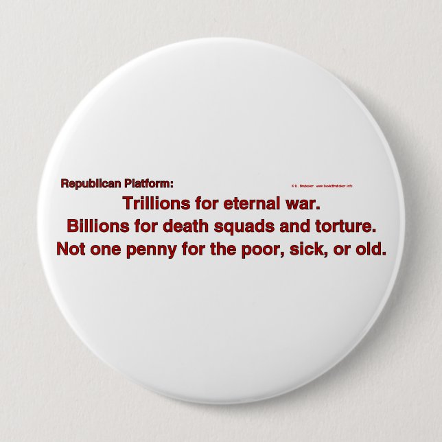 TrillionsEternalWar Pinback Button (Front)