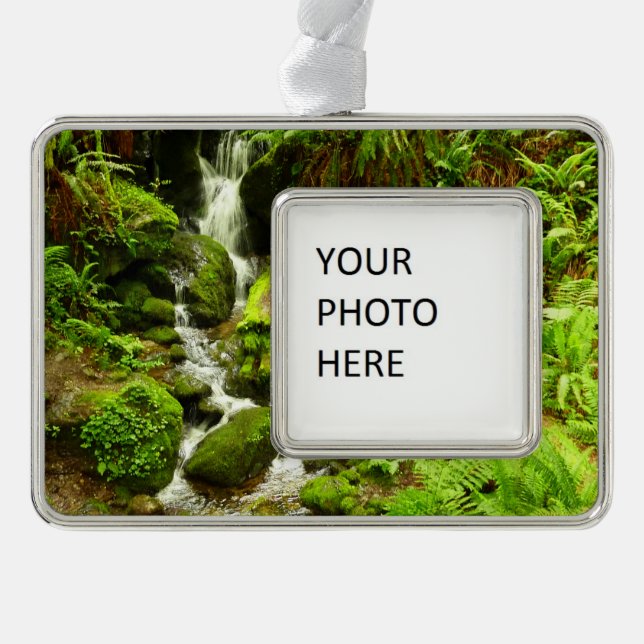Trillium Falls at Redwood National Park Christmas Ornament (Front)