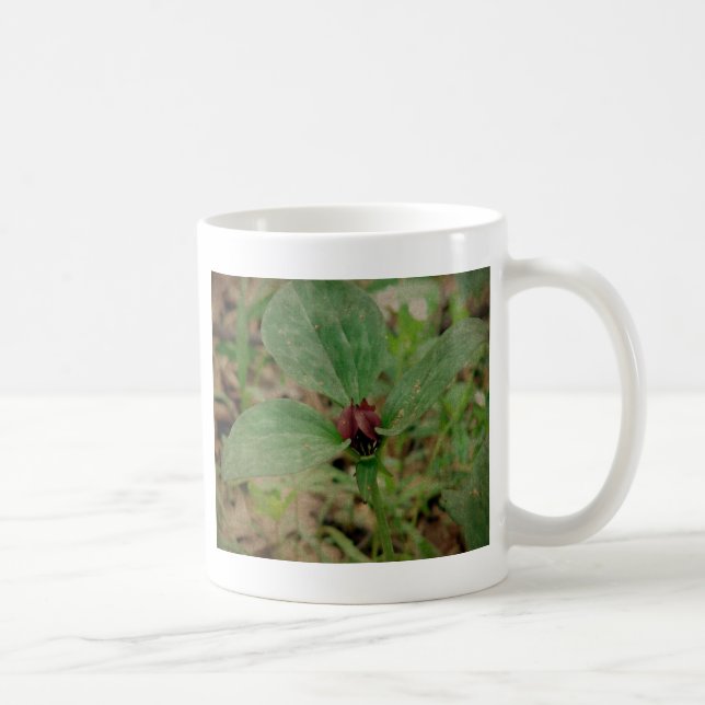 Trillium Flower Coffee Mug (Right)