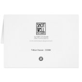 Trillium Heaven blank inside Cards (Back Horizontal)