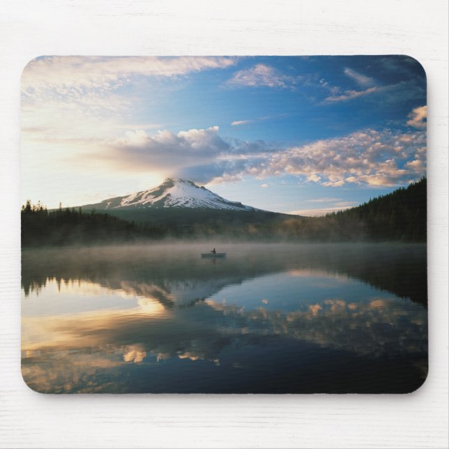 Trillium Lake | Mount Hood National Forest, OR Mouse Pad (Front)