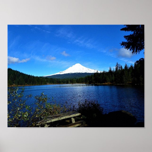 Trillium Lake, OR Poster (Front)