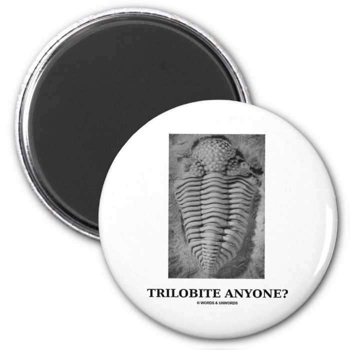 Trilobite Anyone? (Fossilized Trilobite) Magnets