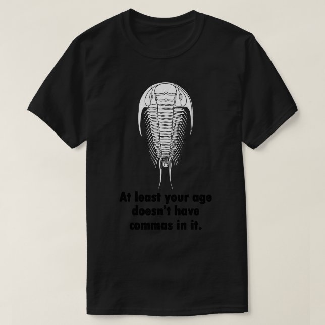 Trilobite Birthday 6 T-Shirt (Design Front)