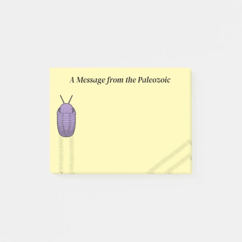 Trilobite Trackway_ Message from the Paleozoic Post_it Notes