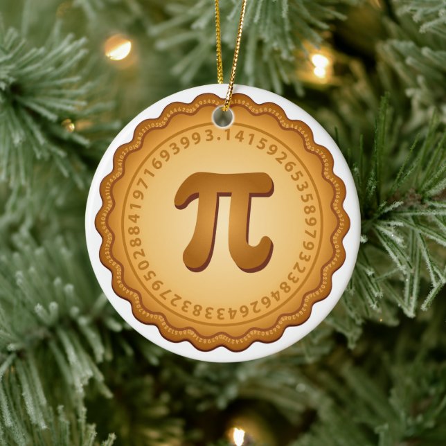 Trim the Tree with Pi Ceramic Ornament (Tree)
