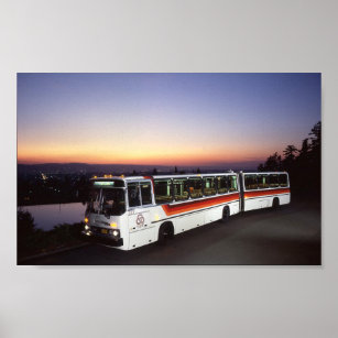 TriMet Articulated Bus from the 1980s Poster