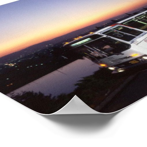 TriMet Articulated Bus from the 1980s Poster Zazzle