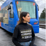 TriMet MAX Type 6 Schematic T-Shirt<br><div class="desc">Celebrate the newest MAX train with this schematic view t-shirt.</div>