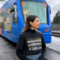 TriMet MAX Type 6 Schematic T-Shirt