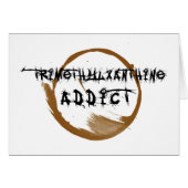 TriMeth Addict Card (Front Horizontal)
