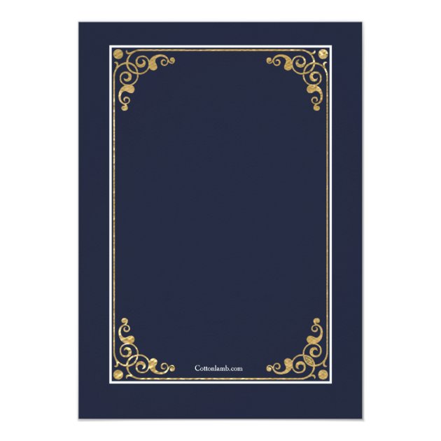 Trimmed in Gold Justice Scale Graduation Invites