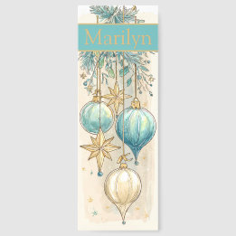 Trimming the Season – Personalized Ornament  Bookmarks
