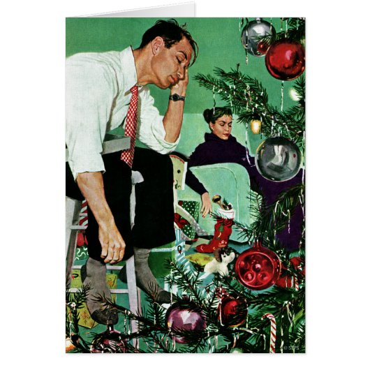 Trimming the Tree Cards (Front)