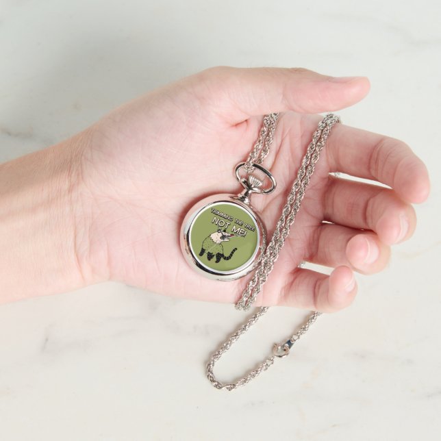 Trimming the Tree Not Me Funny Possum Xmas Gift Watch (Hand)