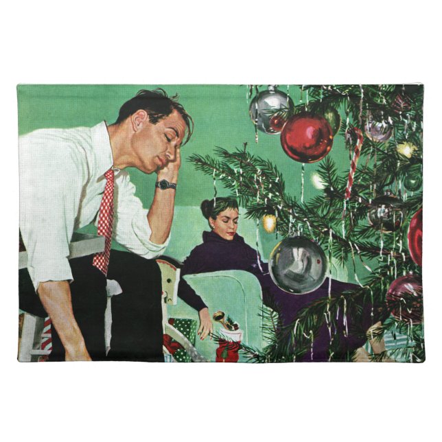 Trimming the Tree Placemat (Front)