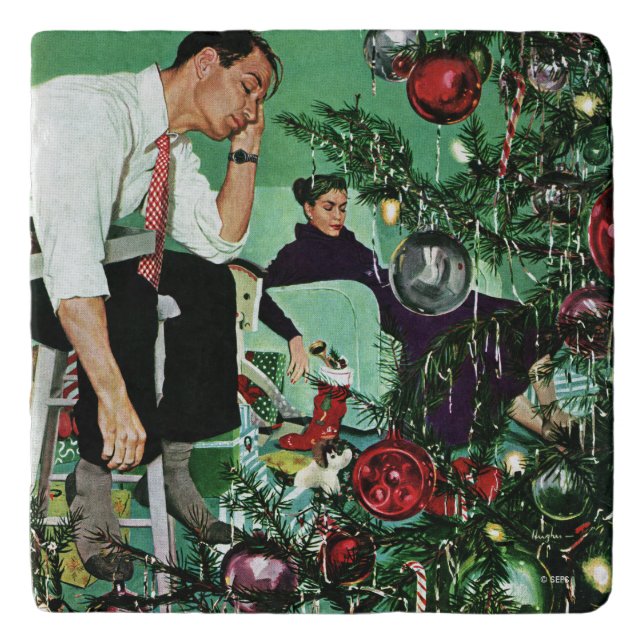 Trimming the Tree Trivet (Front)