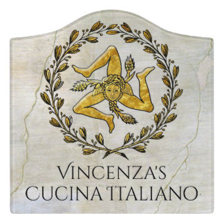 Trinacria Cucina Italiano Kitchen Sign